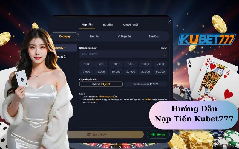 Hướng Dẫn Nạp Tiền Kubet77