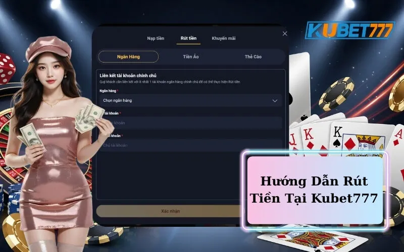 Hướng Dẫn Rút Tiền tại Kubet77